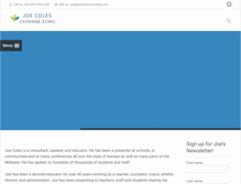 Tablet Screenshot of joecolesconsulting.com